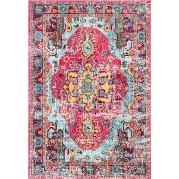 Durable nuLOOM Corbett Vintage Bohemian Rug 3x5 Multi