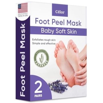 Foot Peeling Mask | Skin Care Pedicure Foot spa - Foot Mask & Foot Callus Remover with Aloe Vera Ext...