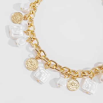 Asphire Punk Cuban Link Choker Necklace for Women