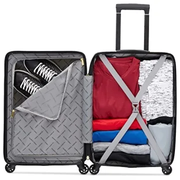 Vince Camuto Hardcase Luggage Set 21" 31" with Spinner Wheels