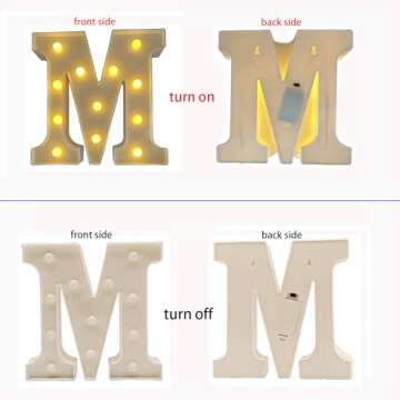 LED Light Up Letter, Valentine Gift - Light Up Marry Me Sign with Warm White LEDs - Proposal Sign, Will You Marry Me Sign, Wedding Sign, Engagement Sign, Romantic Proposal