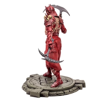 McFarlane Toys - Diablo IV Rend Barbarian and Blood Necromancer 2pk Gold Label 1:12 Scale Posed Figures, Gold Label, Amazon Exclusive