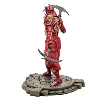 McFarlane Toys - Diablo IV Rend Barbarian and Blood Necromancer 2pk Gold Label 1:12 Scale Posed Figures, Gold Label, Amazon Exclusive