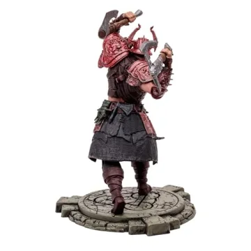 McFarlane Toys - Diablo IV Rend Barbarian and Blood Necromancer 2pk Gold Label 1:12 Scale Posed Figures, Gold Label, Amazon Exclusive