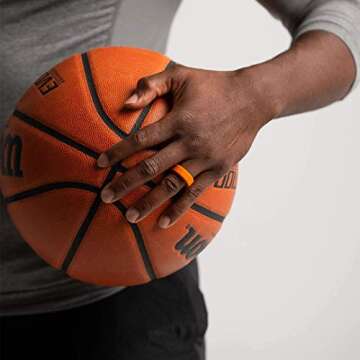 Enso Rings Bevel Classic Silicone Wedding Ring – Unisex Hypoallergenic Band for Active Lifestyles ...