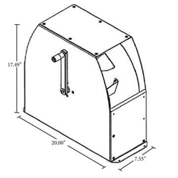 MORryde REEL56-001H Easy Reel Cord Spooler - Tall,Black