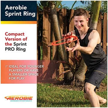 Aerobie Sprint Ring - Ultimate 10-Inch Flying Disc for Outdoor Fun