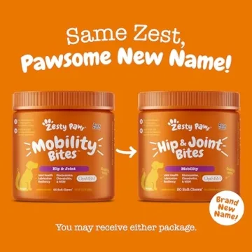 Zesty Paws Hip and Joint Supplement for Dogs – 90 Count