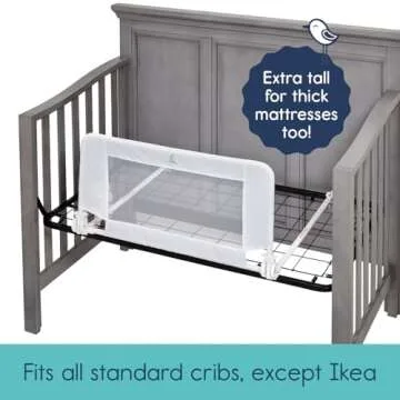 hiccapop Bed Rail for Secure Toddler Bed Transition