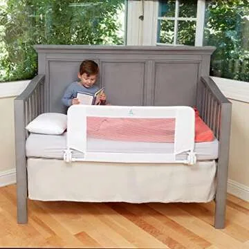 hiccapop Bed Rail for Secure Toddler Bed Transition