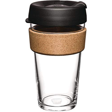 KeepCup Brew - Cork Edition Glass Reusable Cup 454ml