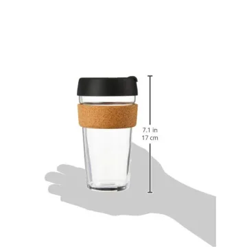 KeepCup Brew - Cork Edition Glass Reusable Cup 454ml