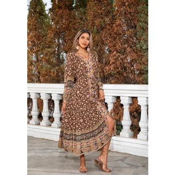 Chic R.Vivimos Women’s Bohemian Midi Dress for All Occasions