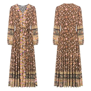 Chic R.Vivimos Women’s Bohemian Midi Dress for All Occasions