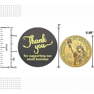 Mr. Pen Thank You Stickers | 500 Premium Packaging Stickers