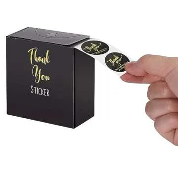 Mr. Pen Thank You Stickers | 500 Premium Packaging Stickers