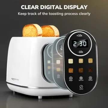 Keenstone Smart Touch Toaster with Retro Design and Functions