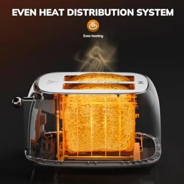 Keenstone Smart Touch Toaster with Retro Design and Functions