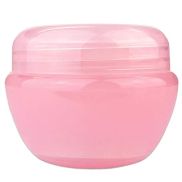 Beauticom Stylish 6-Pack Pink Frosted Jars with Liner for Your DIY Projects and Travel Needs