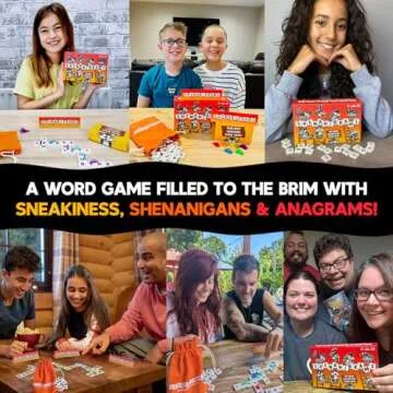 Shenanigrams! – The Mega-Mischievous Word Game! A Super Fun & Fast Family Party Game for Kids, Teens & Adults - Great for Travel, Couples & Family Board Games Night