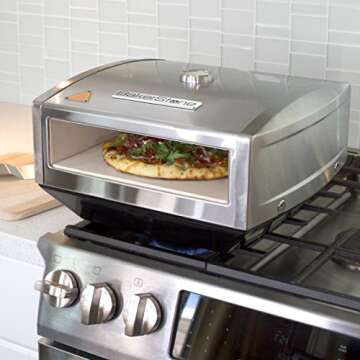 BakerStone Pizza Box - Gas Stove Top Oven, Artisan Pizza Maker