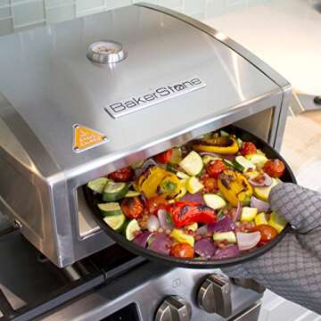 BakerStone Gas Stove Top Oven for Artisan Pizza