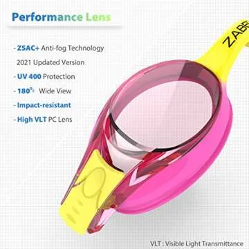 ZABERT K20 Kids Swimming Goggles - 3 Pack - Anti-Fog & Leak-Proof