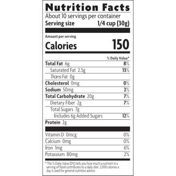 Love Crunch Organic Dark Chocolate & Coconut Granola, 11.5 oz (Pack of 1), Non-GMO, Fair Trade, by Nature's Path