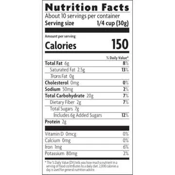 Love Crunch Organic Dark Chocolate & Coconut Granola, 11.5 oz (Pack of 1), Non-GMO, Fair Trade, by Nature's Path