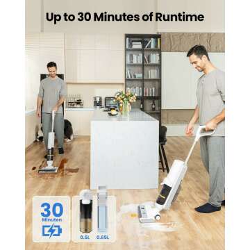 Proscenic F10 Pro Cordless 3-in-1 Vacuum Mop Cleaner