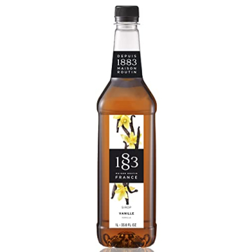 1883 Vanilla Syrup - Gourmet Flavor for Every Drink - Vegan & All-Natural