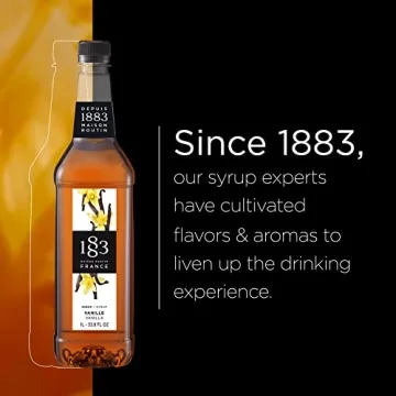 1883 Vanilla Syrup for Delicious Hot & Iced Beverages