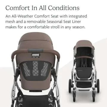 UPPAbaby Vista V3 Stroller - Premium Full-Size Family Stroller