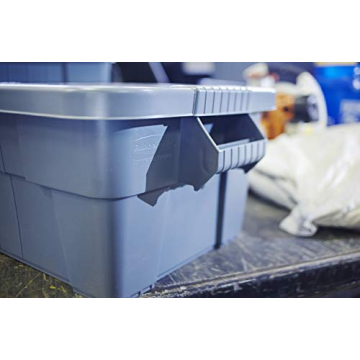 Durable Rubbermaid BRUTE Tote for Camping and Storage