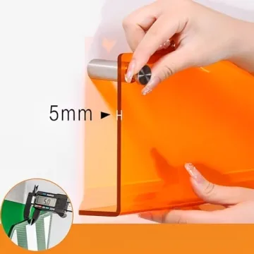 Stylish 2-Pack Acrylic Magazine Holder for Any Space