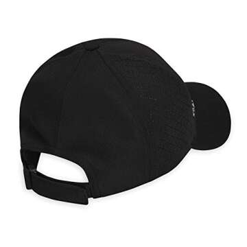 Gaiam Wander Breathable Geo Black Hat - Cute Women's Baseball Hat for Summer, Lightweight, Adjustabl...