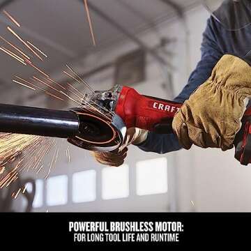 Craftsman V20 Angle Grinder - Powerful Brushless Tool