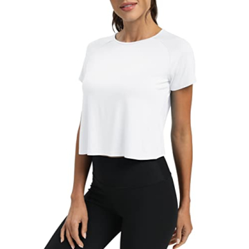 Mippo Short Sleeve Workout Tops for Stylish Comfort