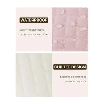 Telena Mini Zip Around Wristlet Wallets for Women Coin Purse Keychain Dual Pouch Wallet Beige Pink