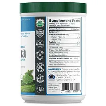 Green Foods Organic Ceremonial Grade Matcha Green Tea 11oz - First Harvest, Farm-Direct