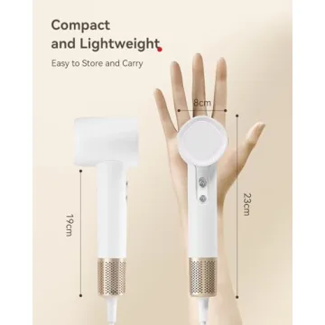 Compact HEXTEK Hair Dryer for Quick Drying & Low Noise