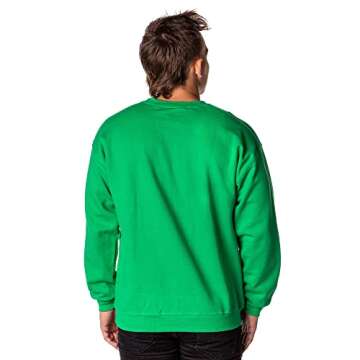 Seven Times Six A Christmas Story Men's Leg Lamp Fragile Pullover Sweatshirt Green, X-Large