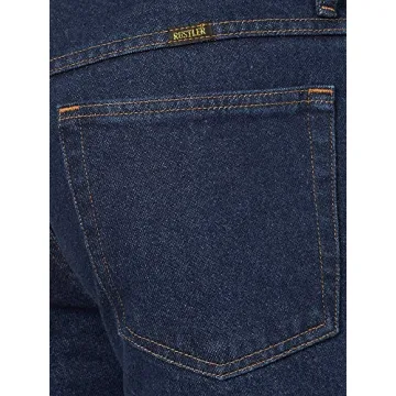 Rustler Men's Relaxed Fit Jeans in Prewashed Style
