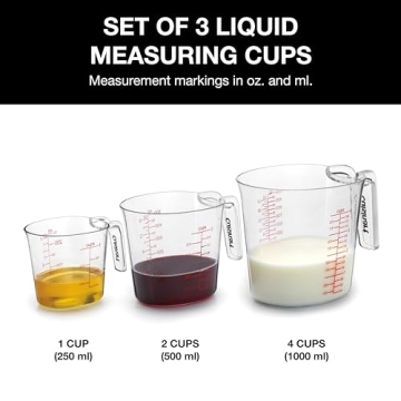 Cuisinart Nesting Liquid Measuring Cups for Precision Cooking