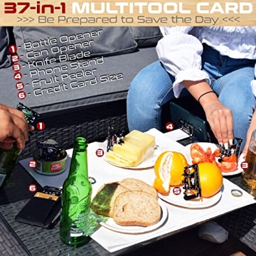 37-in-1 Survival Multitool - Perfect Gift for Men