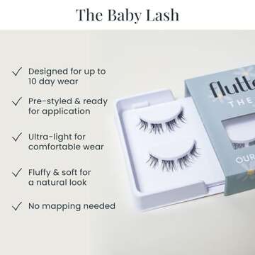 FlutterHabit The Baby Lashes - DIY Lash Extensions for Effortless Beauty