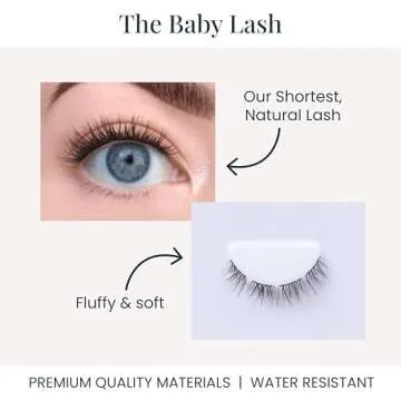 FlutterHabit DIY Baby Lashes - 10 Day Wear, Short & Neat