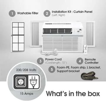 LG Smart Wi-Fi Window Air Conditioner for Large Rooms