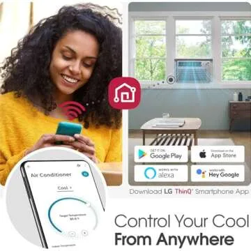 LG Smart Wi-Fi Window Air Conditioner for Large Rooms