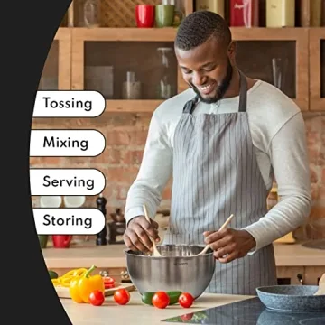 Belwares Nesting Mixing Bowls Set with Lids and Grater